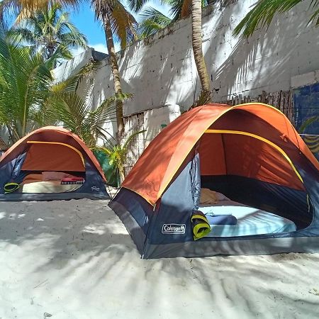 Chavez Eco Beach Camping And Cabanas Tulum Exterior photo
