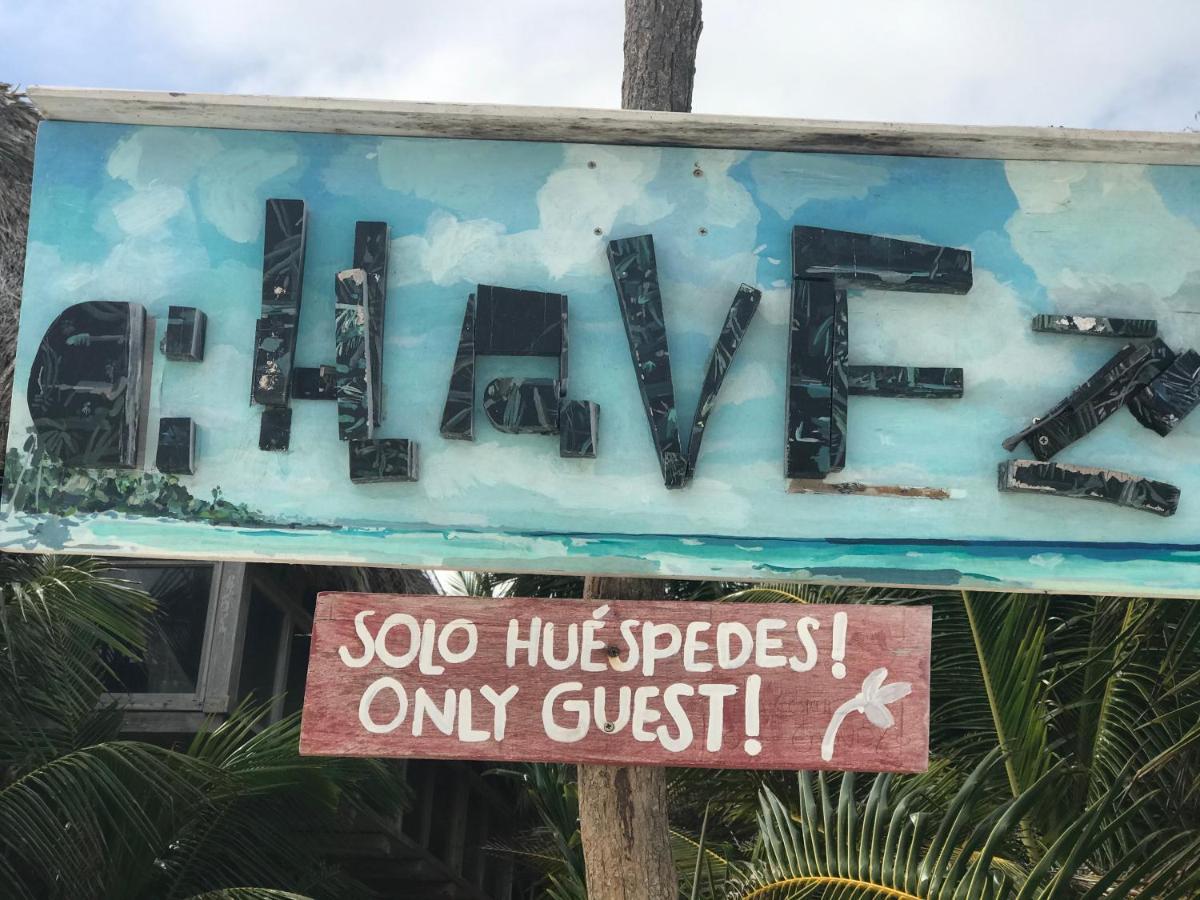 Chavez Eco Beach Camping And Cabanas Tulum Exterior photo