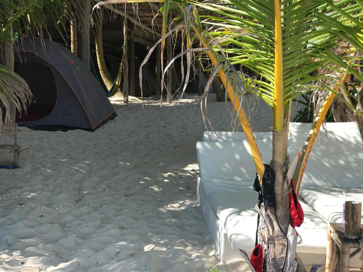 Chavez Eco Beach Camping And Cabanas Tulum Exterior photo