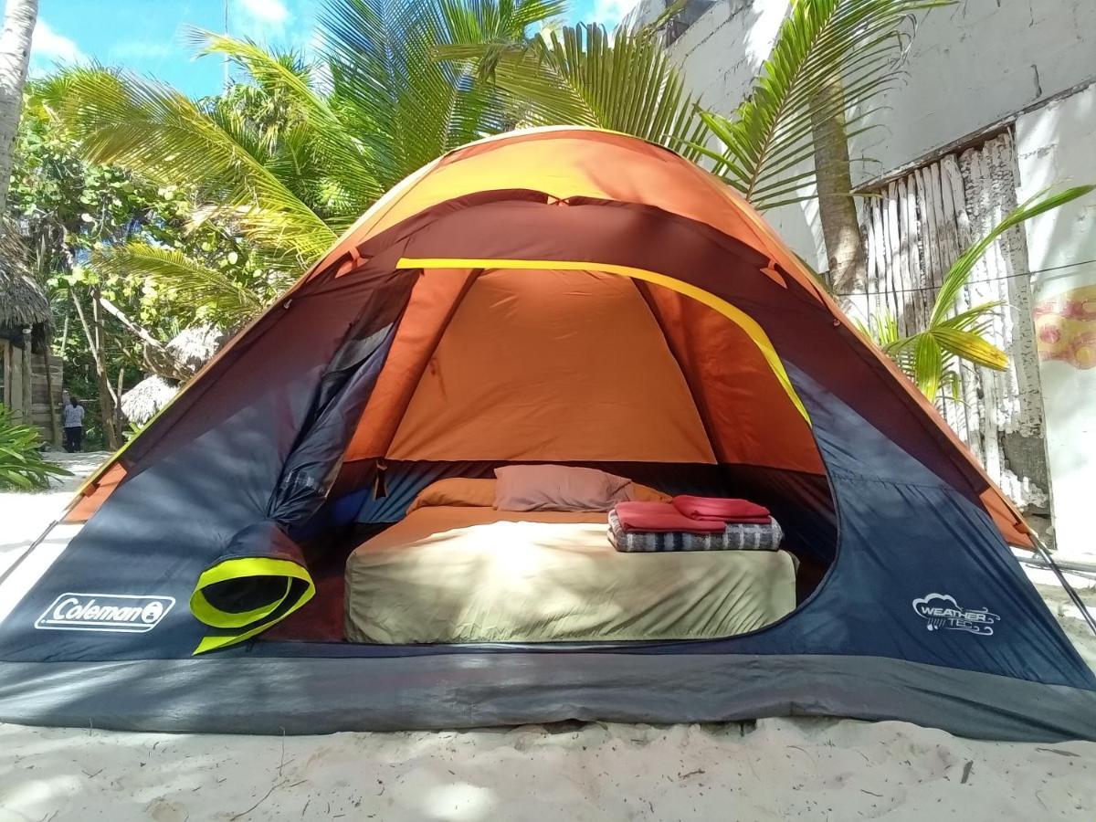 Chavez Eco Beach Camping And Cabanas Tulum Exterior photo
